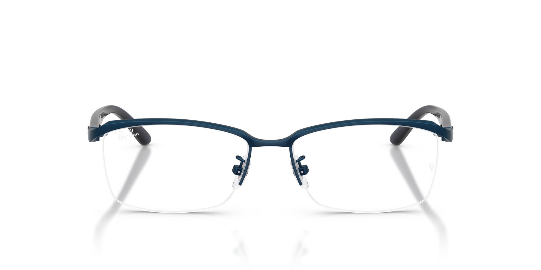 Occhiali da vista Ray-Ban RX 8779D (1242) - RB 8779D 1242 colore blu opaco forma quadrato lenti trasparente