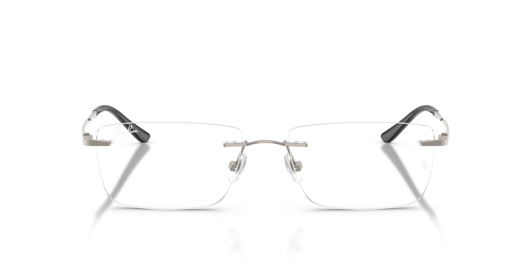 Occhiali da vista Ray-Ban RX 8781D (1000) - RB 8781D 1000 colore gunmetal forma rettangolare lenti trasparente