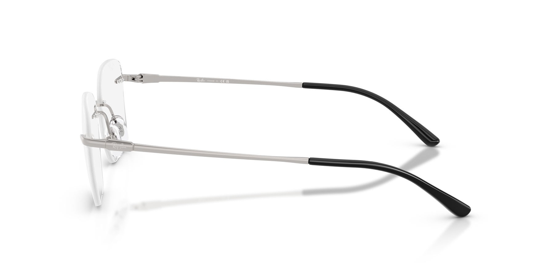 Occhiali da vista Ray-Ban RX 8783D (1002) - RB 8783D 1002 colore argento forma quadrato lenti trasparente
