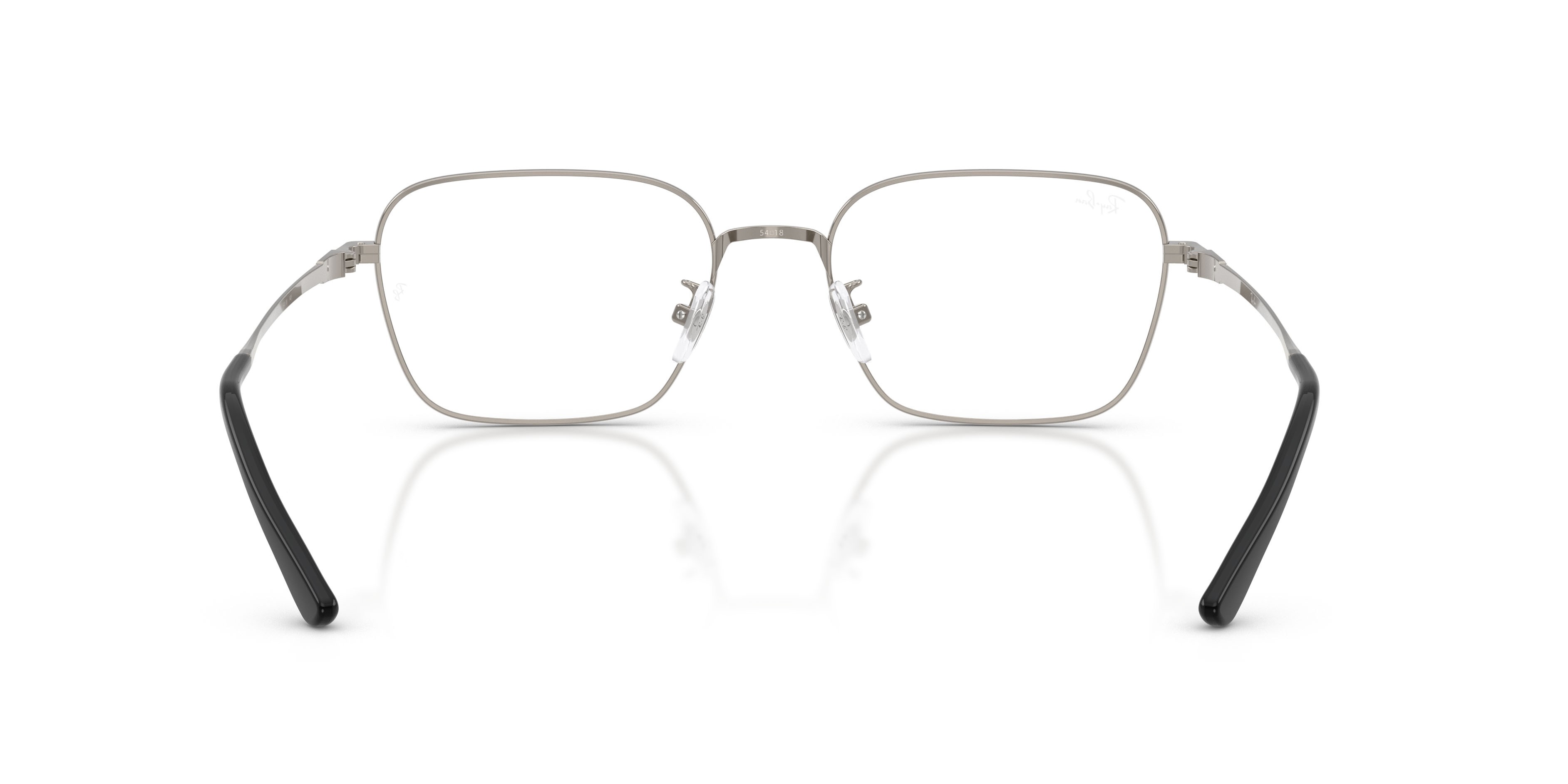 Occhiali da vista Ray-Ban RX 8784D (1000) - RB 8784D 1000 colore gunmetal forma quadrato lenti trasparente