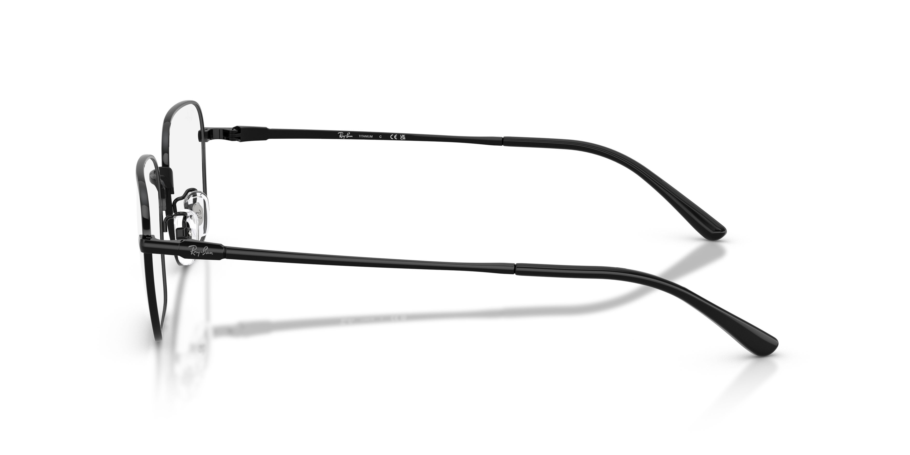 Occhiali da vista Ray-Ban RX 8784D (1244) - RB 8784D 1244 colore nero forma quadrato lenti trasparente