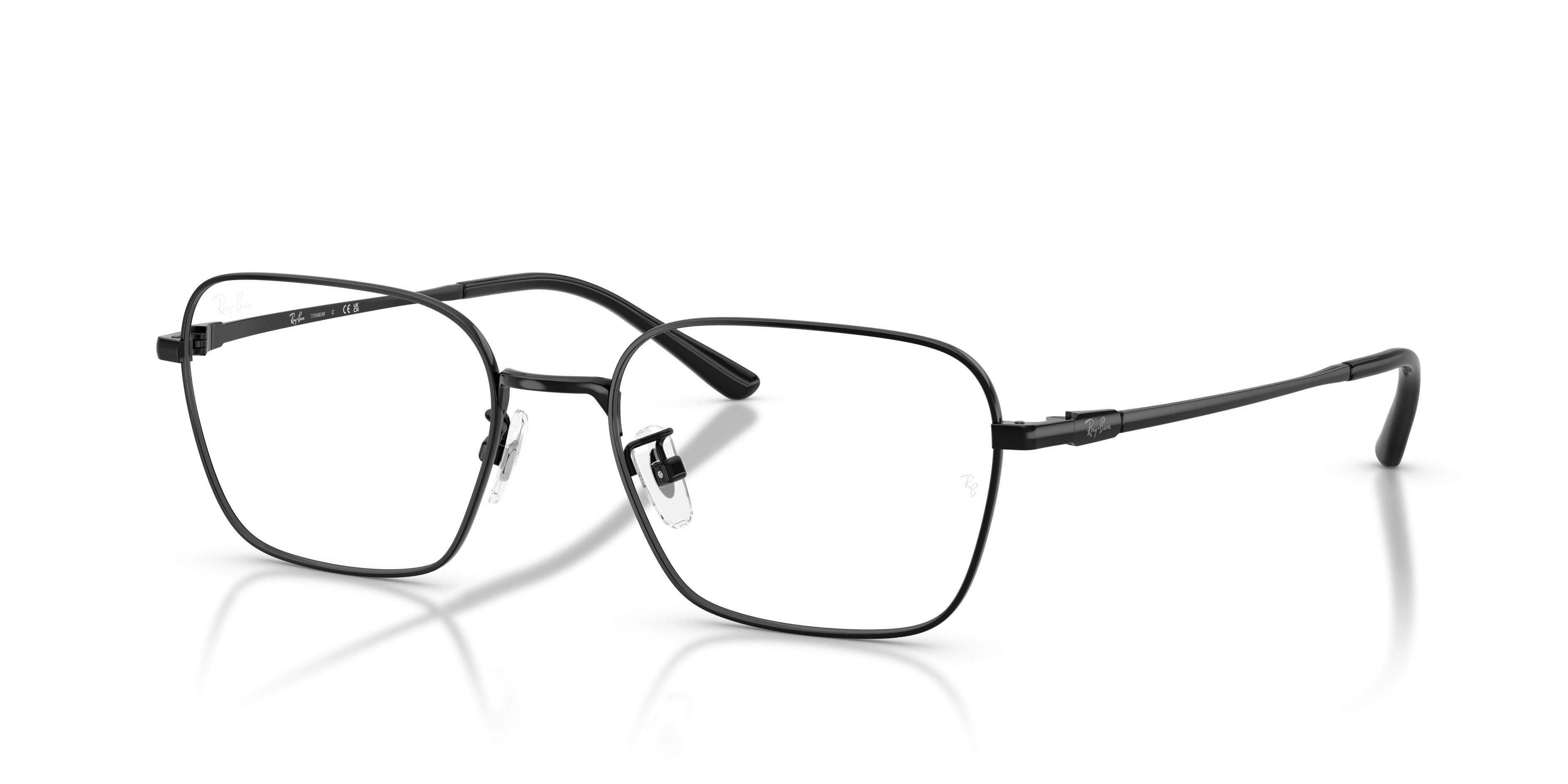 Occhiali da vista Ray-Ban RX 8784D (1244) - RB 8784D 1244 colore nero forma quadrato lenti trasparente