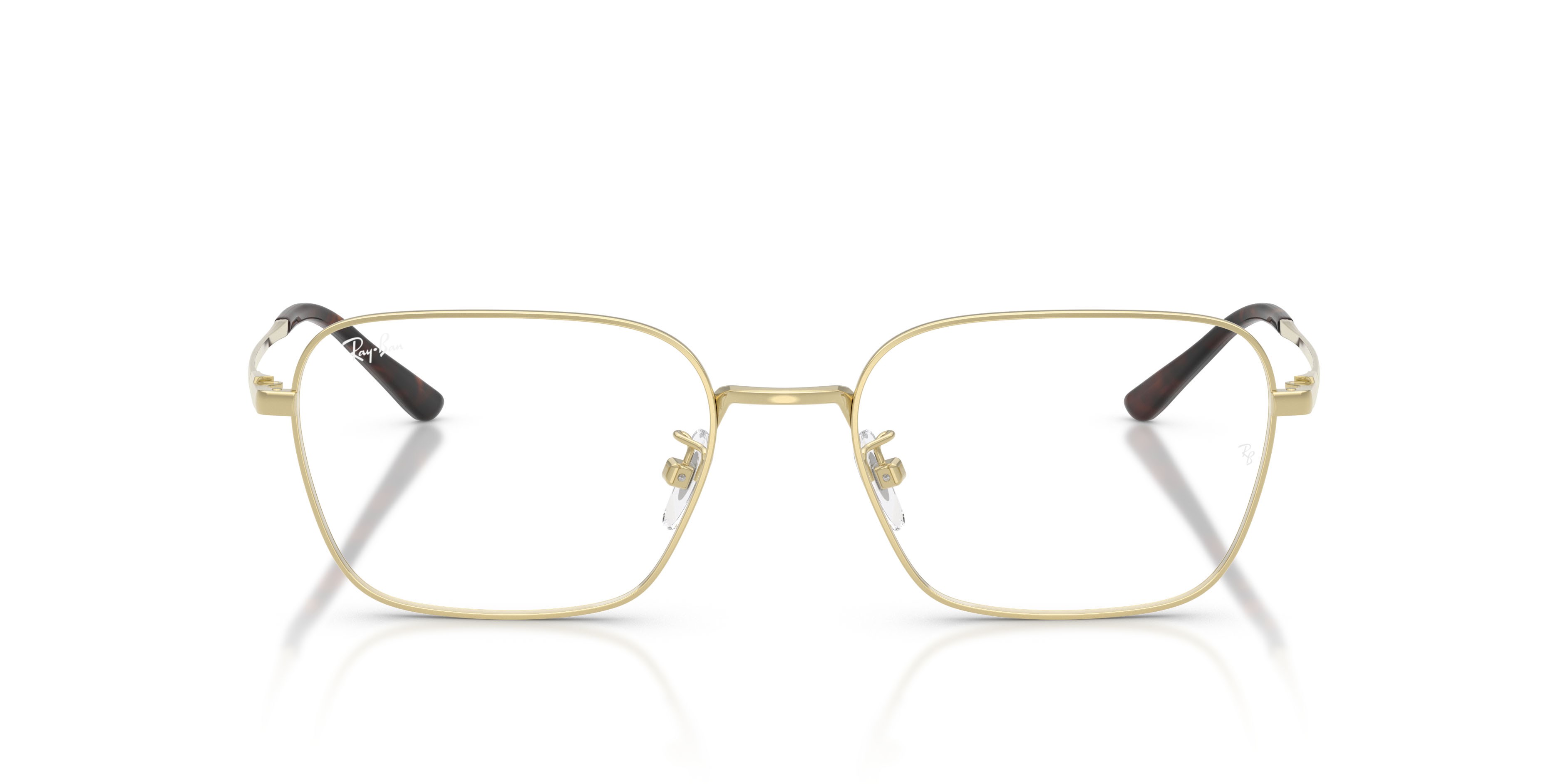 Occhiali da vista Ray-Ban RX 8784D (1251) - RB 8784D 1251 colore oro pallido forma quadrato lenti trasparente