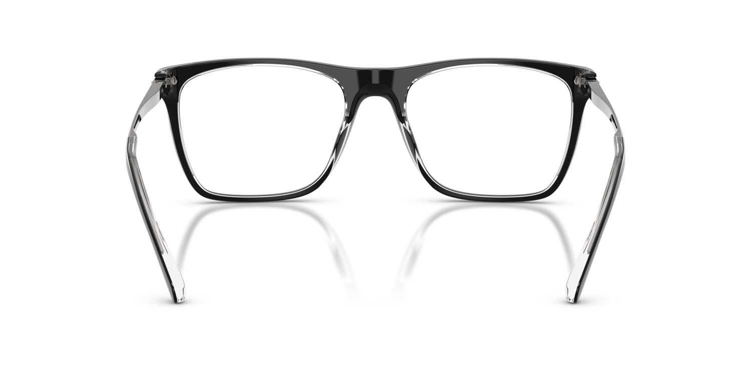 Eyeglasses Sferoflex SF 1153 (C645) color nero lucido su trasparente shape square lenses lente demo