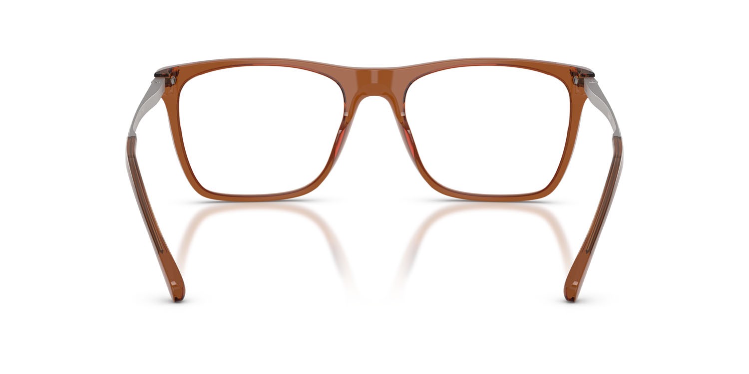 Eyeglasses Sferoflex SF 1153 (C647) color marrone trasparente lucido shape square lenses lente demo
