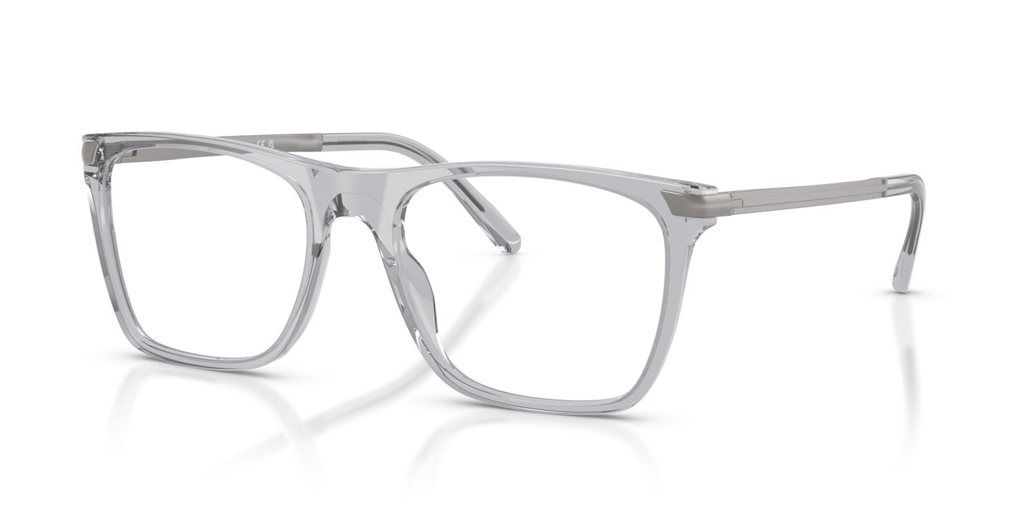 Eyeglasses Sferoflex SF 1153 (C648) color grigio trasparente lucido shape square lenses lente demo