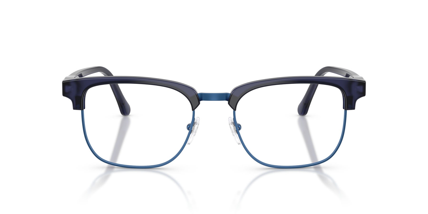 Eyeglasses Sferoflex SF 1154 (C651) color blu opalino shape square lenses lente demo
