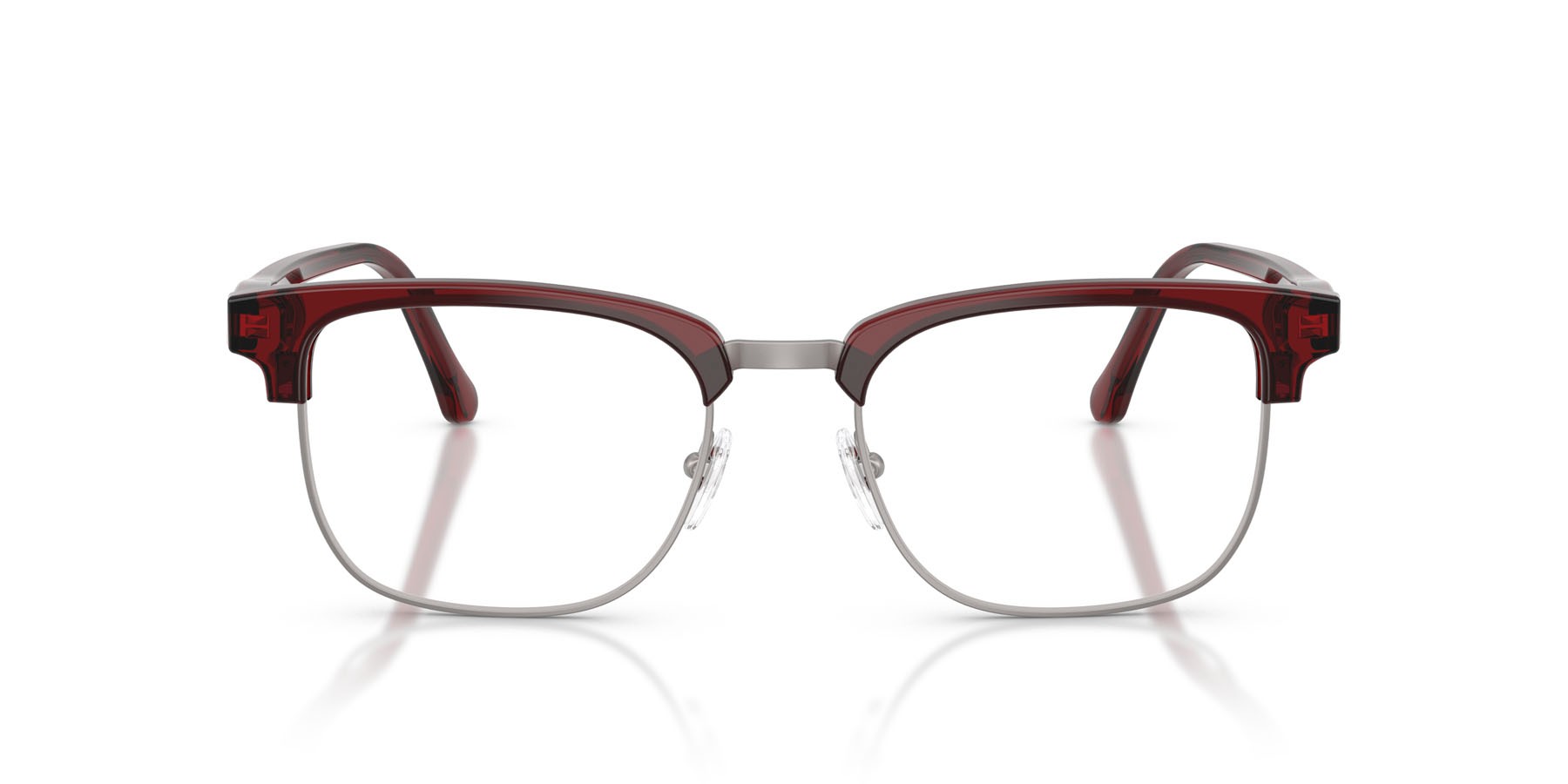 Eyeglasses Sferoflex SF 1154 (C652) color bordeaux opalescente shape square lenses lente demo