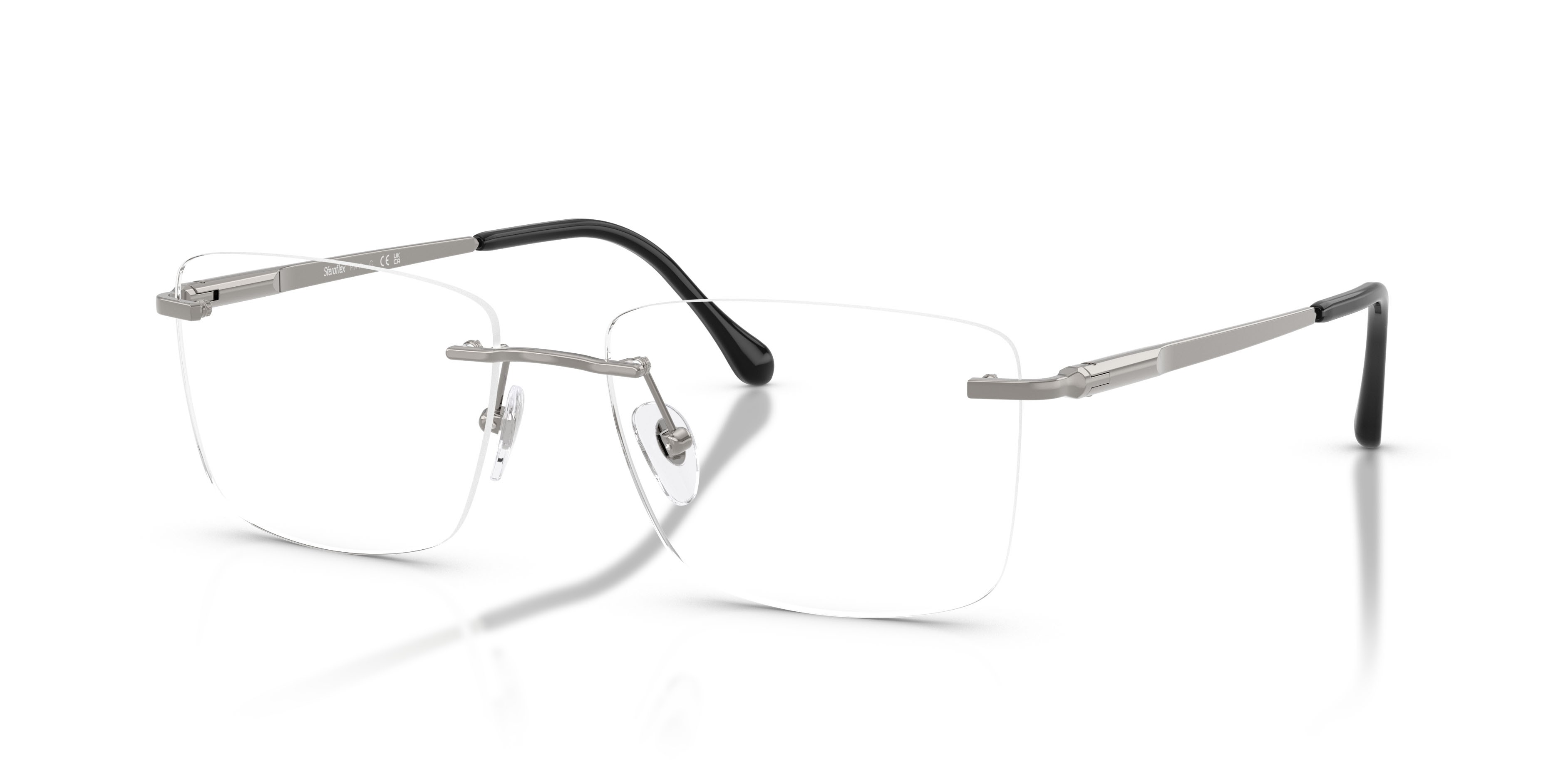 Eyeglasses Sferoflex SF 2304 (268) color gunmetal lucido shape square lenses lente demo
