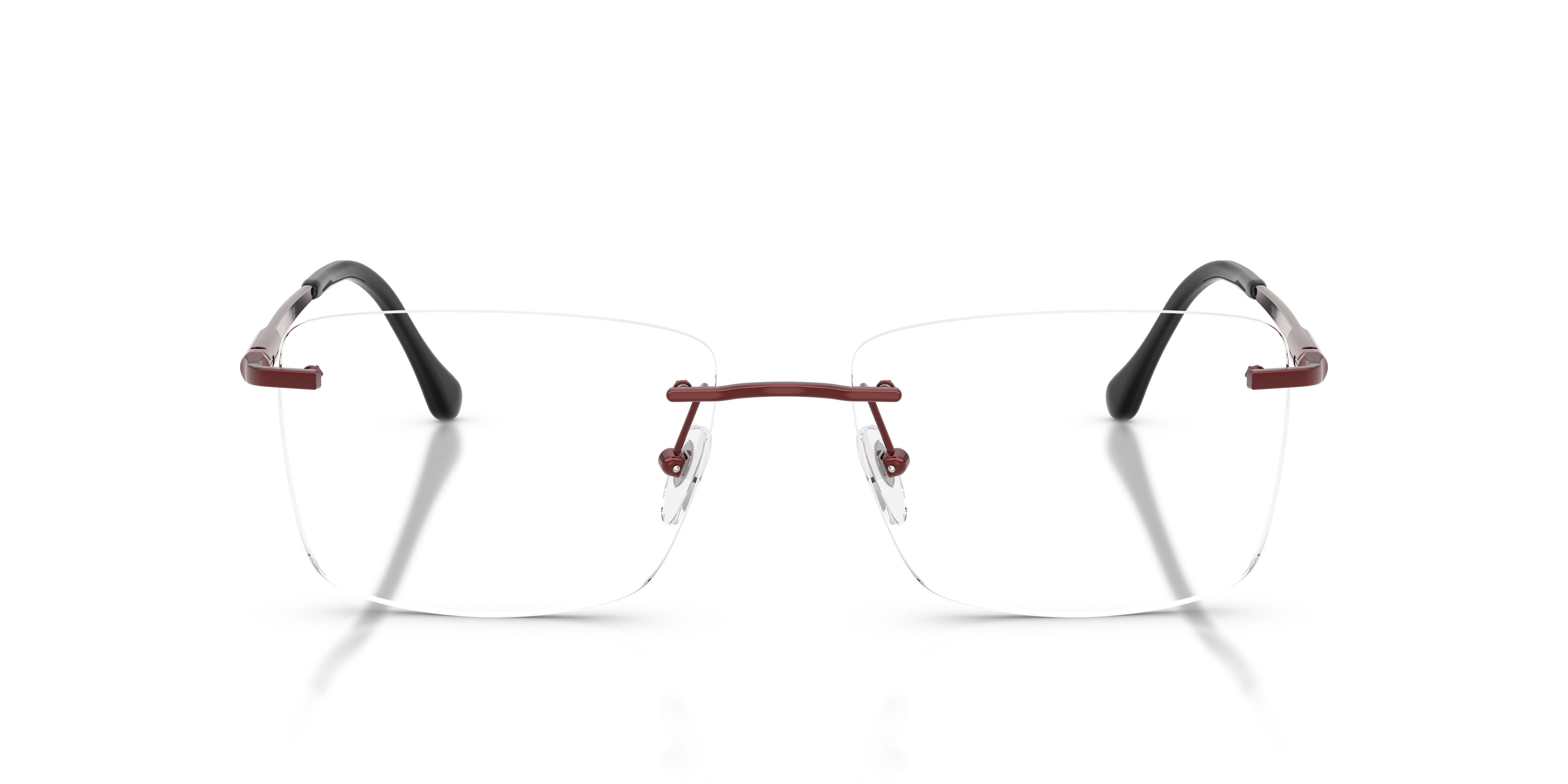 Eyeglasses Sferoflex SF 2304 (538) color bordeaux brillante shape square lenses lente demo