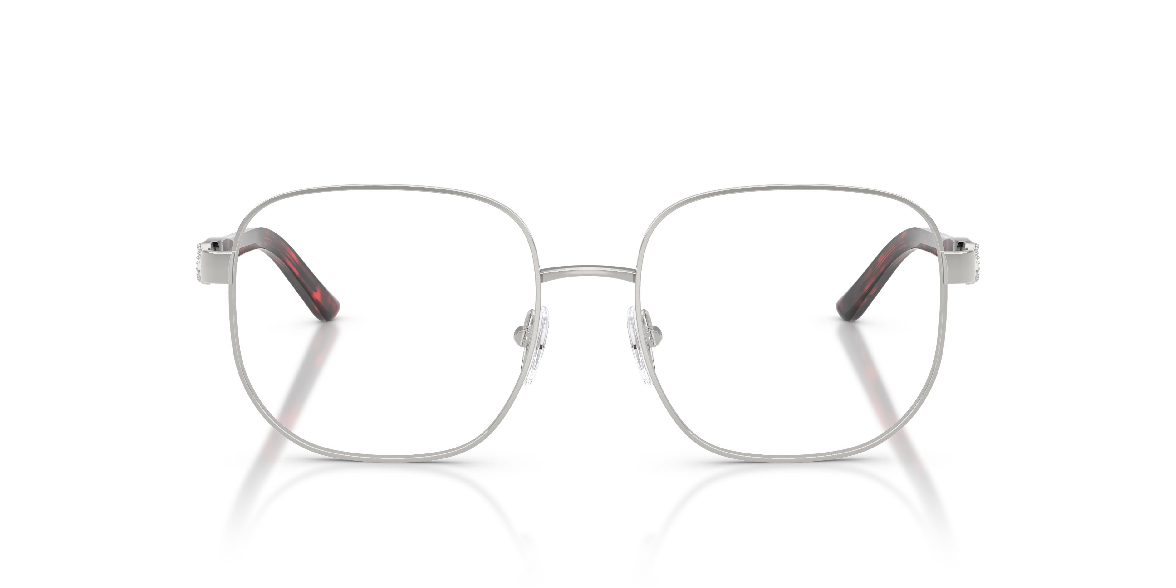 Eyeglasses Sferoflex SF 2606 (103) color argento lucido shape square lenses lente demo