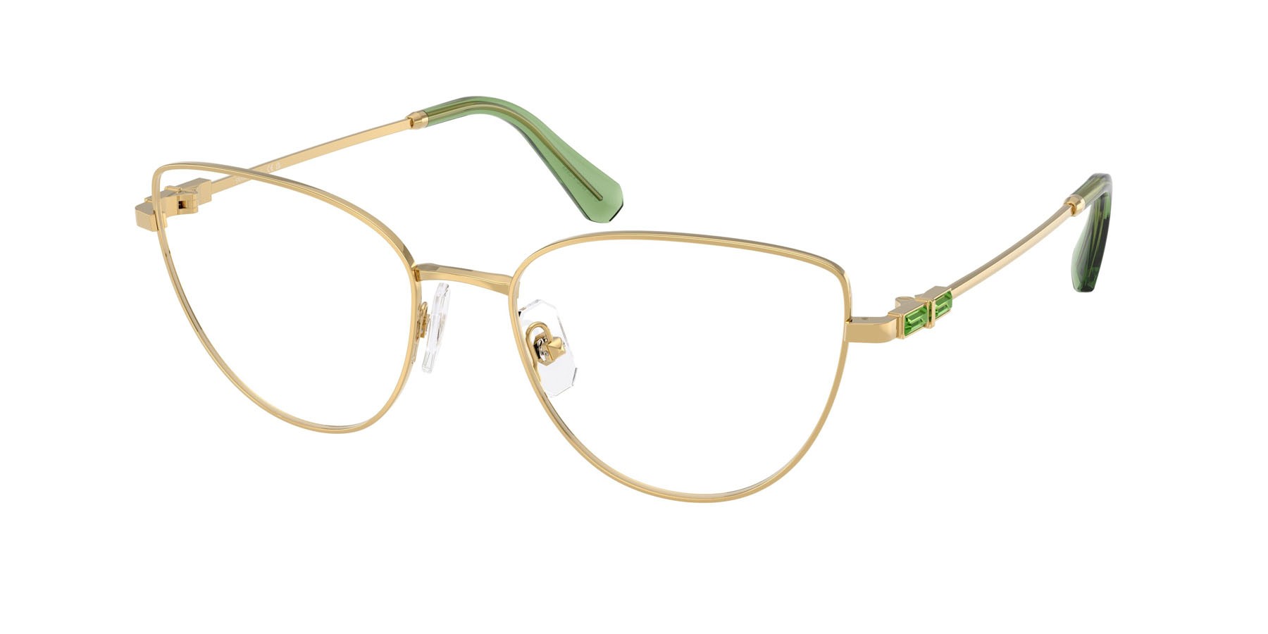 Occhiali da vista Swarovski SK 1007 (4017) colore oro forma cat eye lenti lente demo
