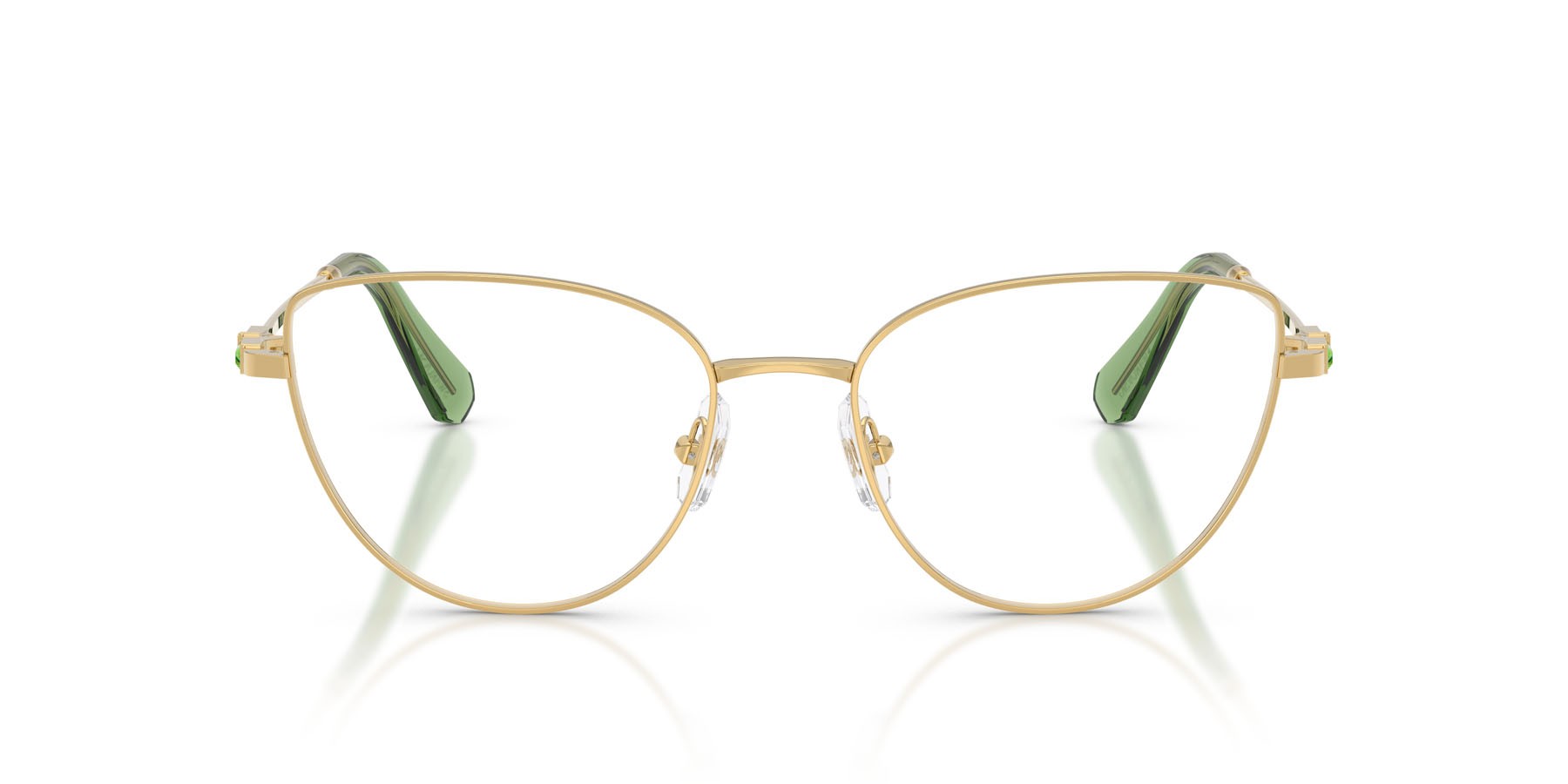 Occhiali da vista Swarovski SK 1007 (4017) colore oro forma cat eye lenti lente demo