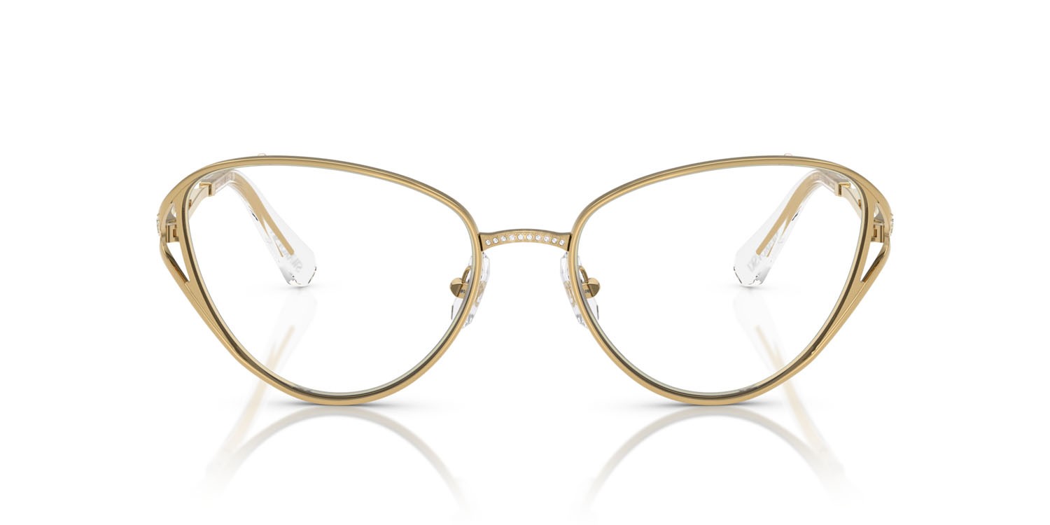 Occhiali da vista Swarovski SK 1017 (4004) colore oro forma cat eye lenti lente demo