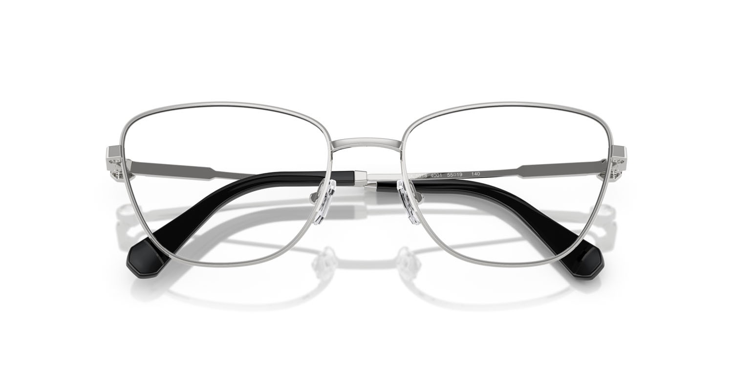 Brillen Swarovski SK 1018 (4001) farbe argento form cat-eye gläser lente demo