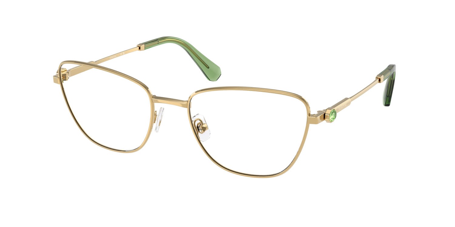 Occhiali da vista Swarovski SK 1018 (4017) colore oro forma cat eye lenti lente demo