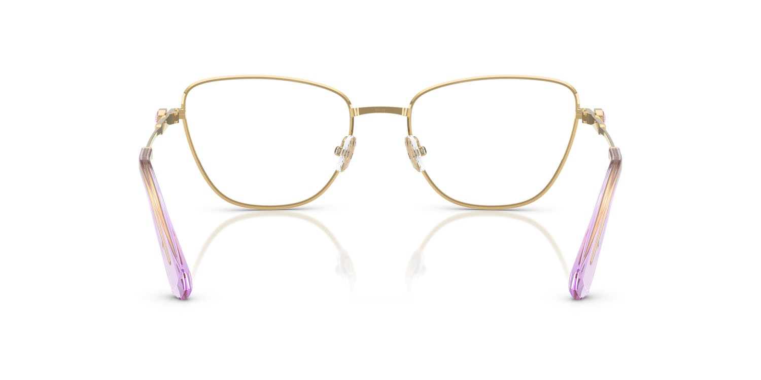 Eyeglasses Swarovski SK 1018 (4036) color oro shape cat eye lenses lente demo
