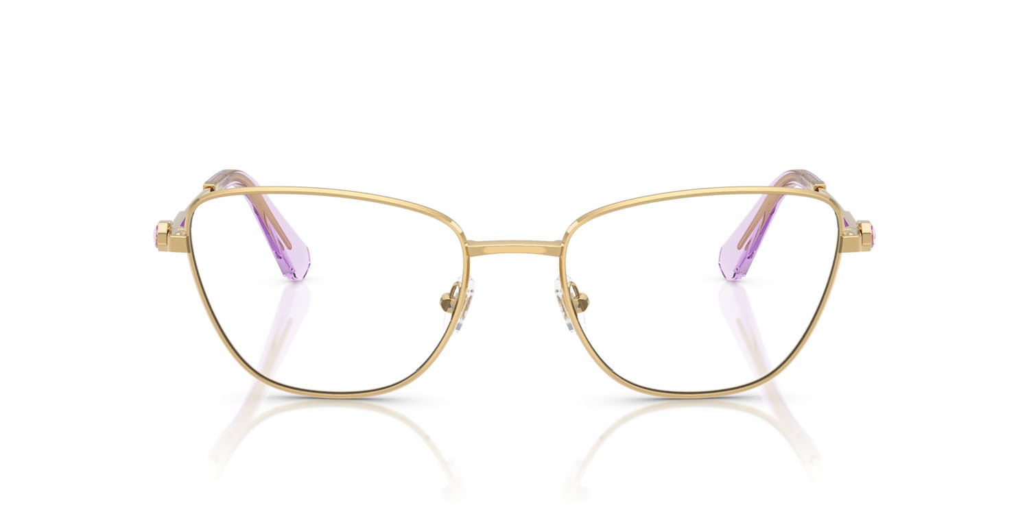 Eyeglasses Swarovski SK 1018 (4036) color oro shape cat eye lenses lente demo