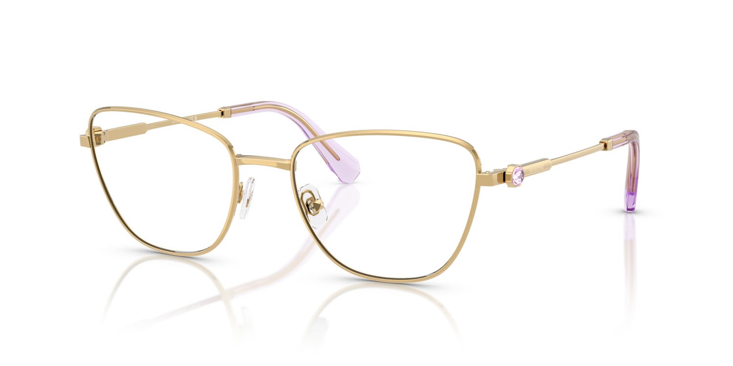 Eyeglasses Swarovski SK 1018 (4036) color oro shape cat eye lenses lente demo