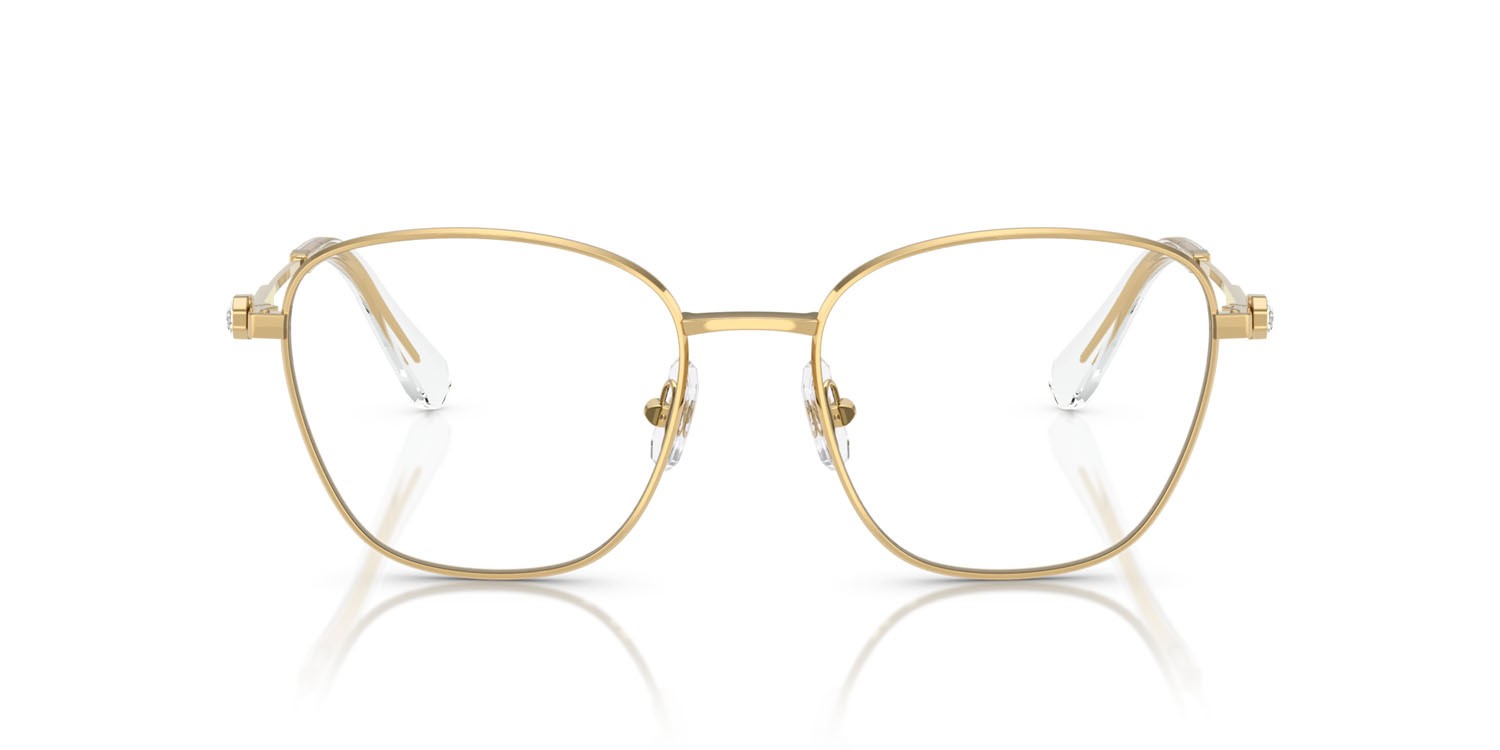 Eyeglasses Swarovski SK 1019 (4004) color oro shape square lenses lente demo