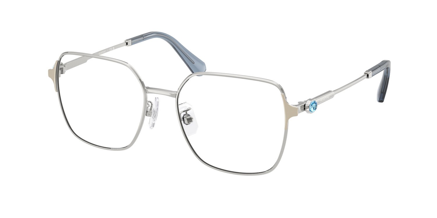 Brillen Swarovski SK 1020D (4020) farbe argento form unregelmäßig gläser lente demo