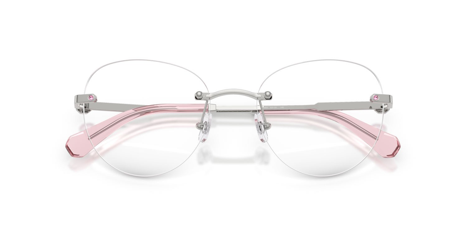 Eyeglasses Swarovski SK 1021 (4001) color argento shape pantos lenses lente demo