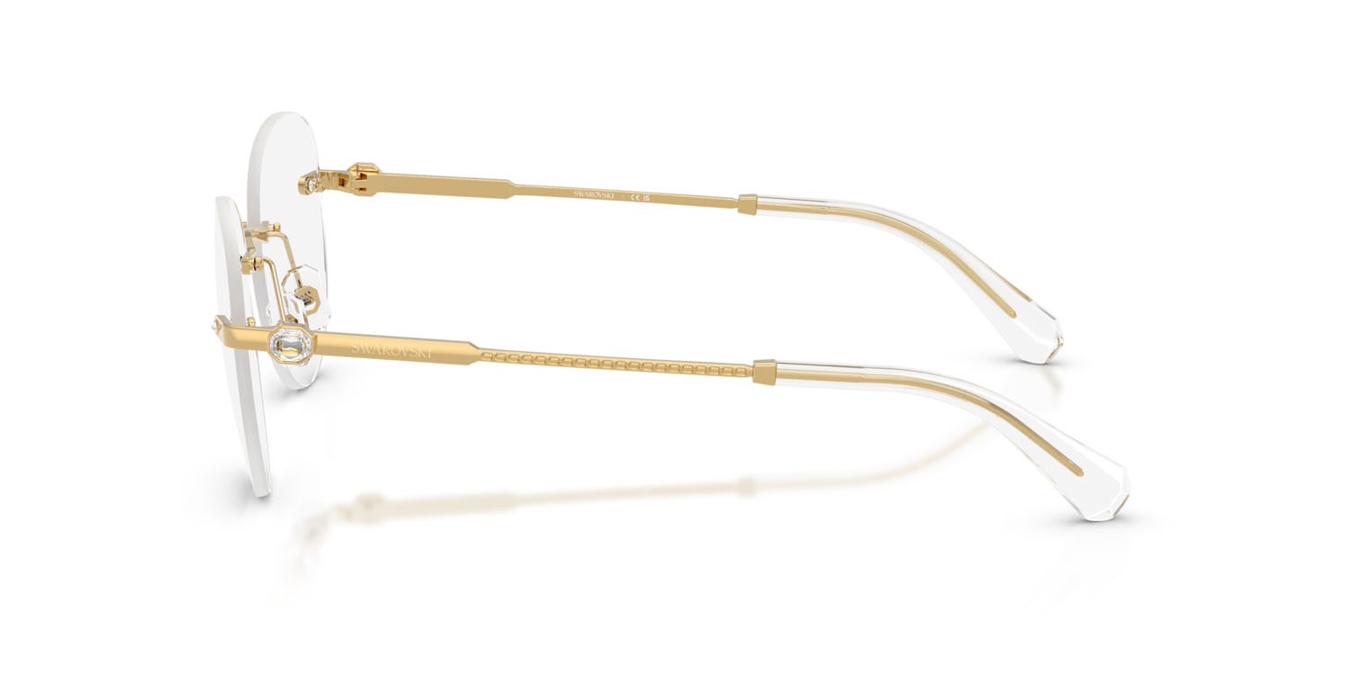 Eyeglasses Swarovski SK 1021 (4004) color oro shape pantos lenses lente demo