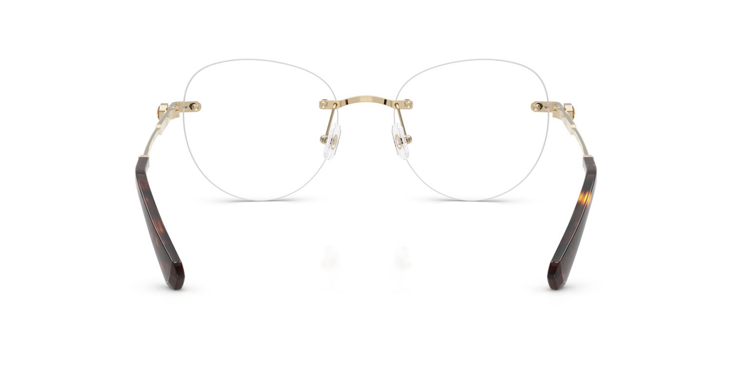 Eyeglasses Swarovski SK 1021 (4013) color oro pallido shape pantos lenses lente demo