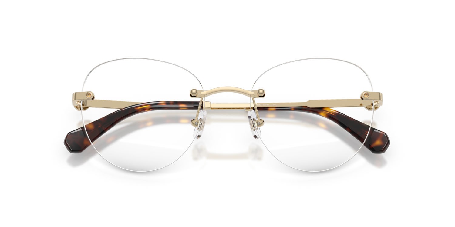 Eyeglasses Swarovski SK 1021 (4013) color oro pallido shape pantos lenses lente demo
