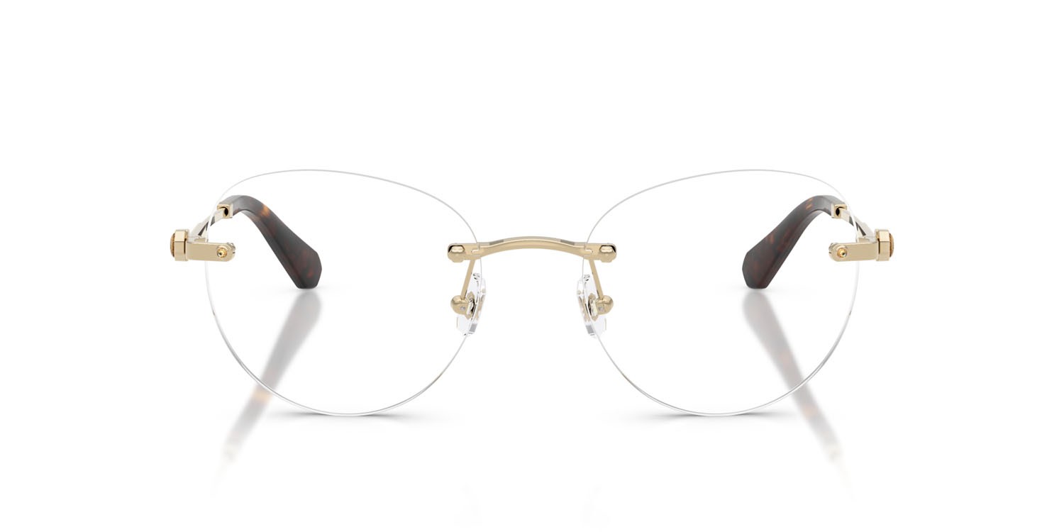 Eyeglasses Swarovski SK 1021 (4013) color oro pallido shape pantos lenses lente demo