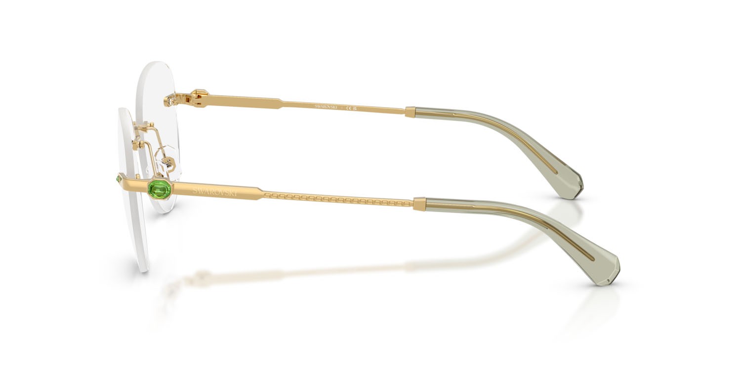Eyeglasses Swarovski SK 1021 (4017) color oro shape pantos lenses lente demo