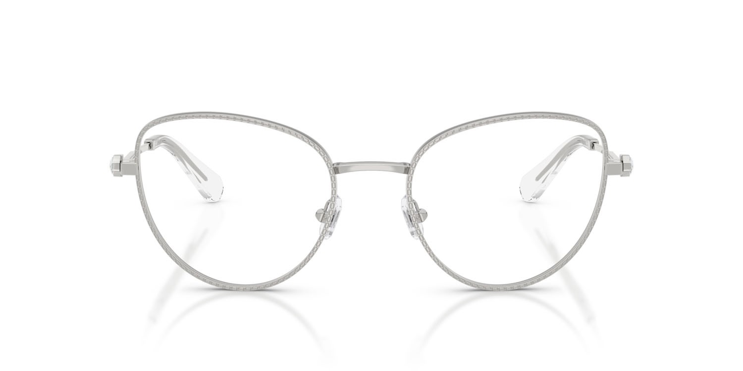 Eyeglasses Swarovski SK 1022 (4001) color argento shape cat eye lenses lente demo