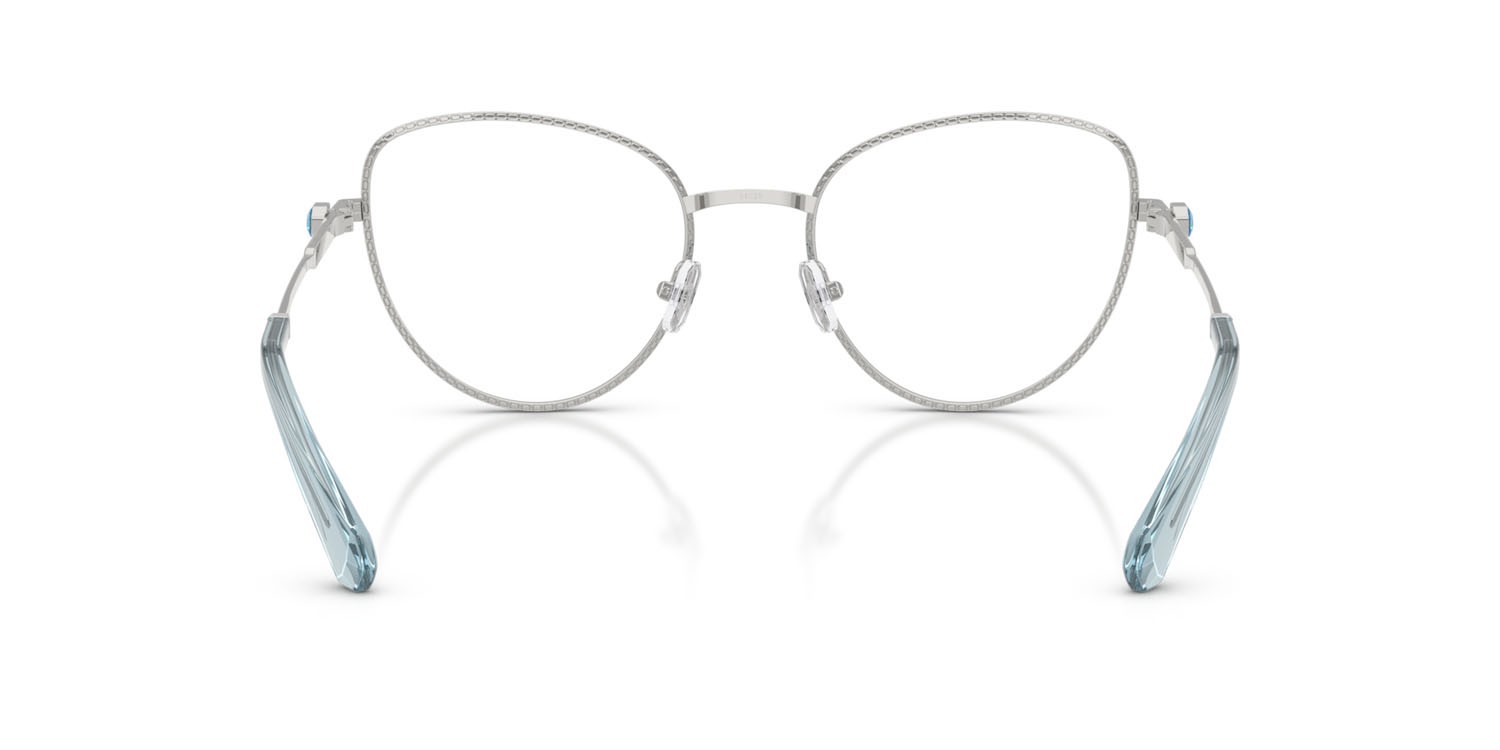 Eyeglasses Swarovski SK 1022 (4020) color argento shape cat eye lenses lente demo