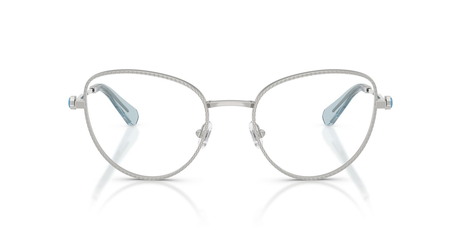Eyeglasses Swarovski SK 1022 (4020) color argento shape cat eye lenses lente demo