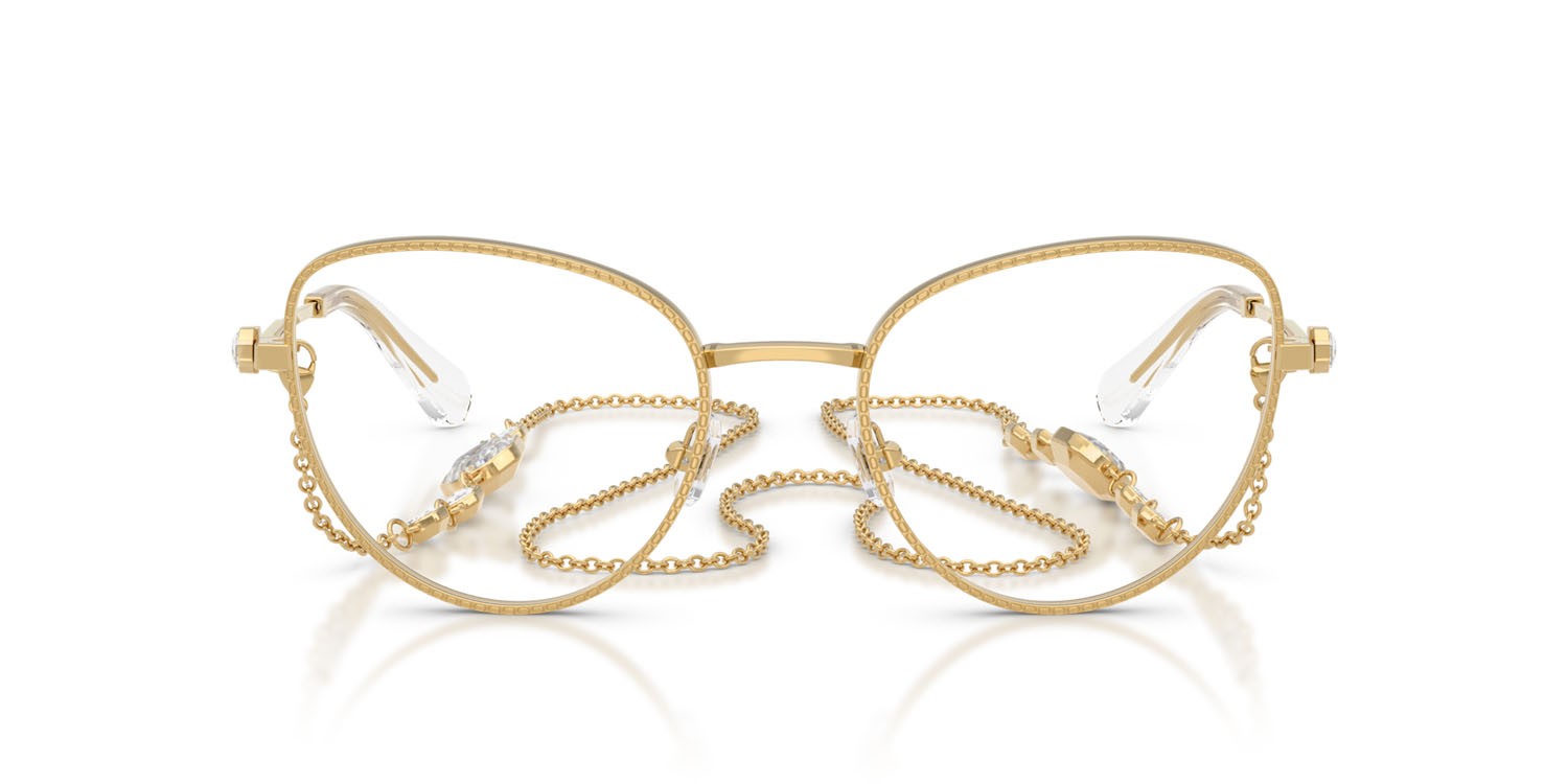 Eyeglasses Swarovski SK 1022 (4039) color oro shape cat eye lenses lente demo