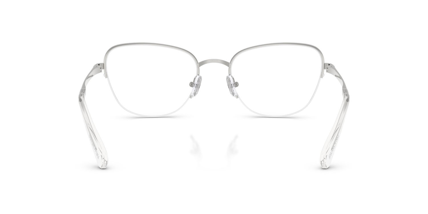 Eyeglasses Swarovski SK 1023 (4001) color argento shape cat eye lenses lente demo