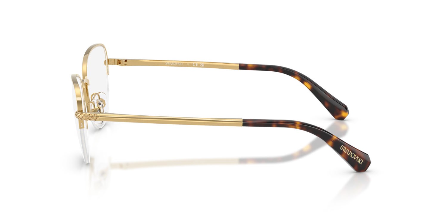 Occhiali da vista Swarovski SK 1023 (4004) colore oro forma cat eye lenti lente demo