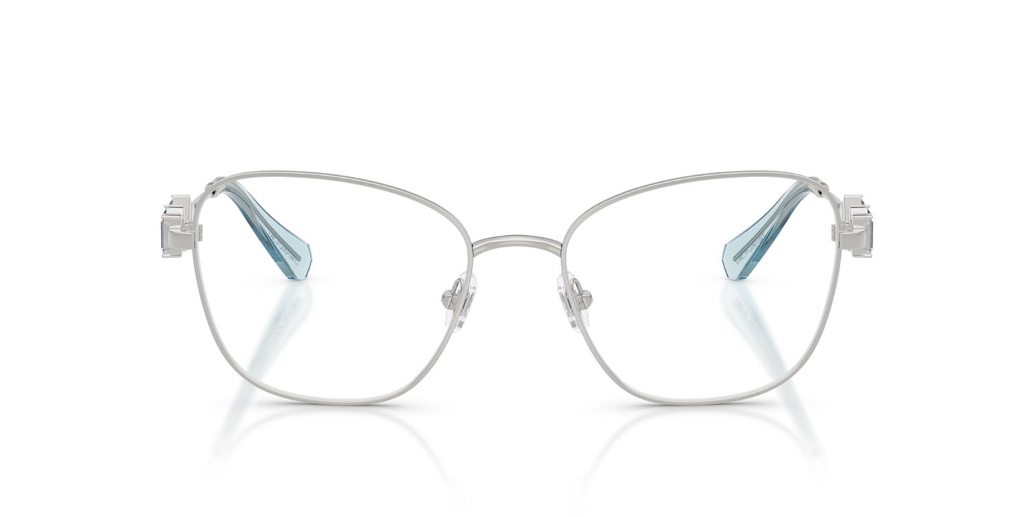 Eyeglasses Swarovski SK 1025 (401A) color argento shape irregular lenses lente demo