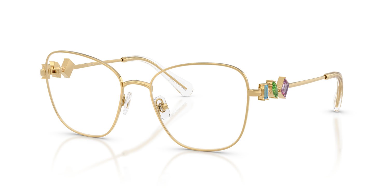 Eyeglasses Swarovski SK 1025 (404M) color oro shape irregular lenses lente demo
