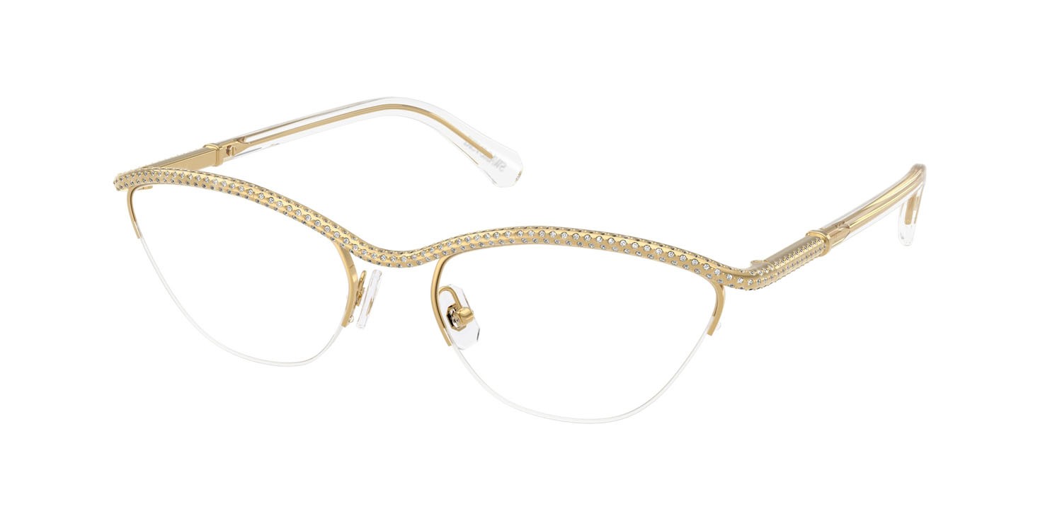 Eyeglasses Swarovski SK 1026 (4004) color oro shape oval lenses lente demo