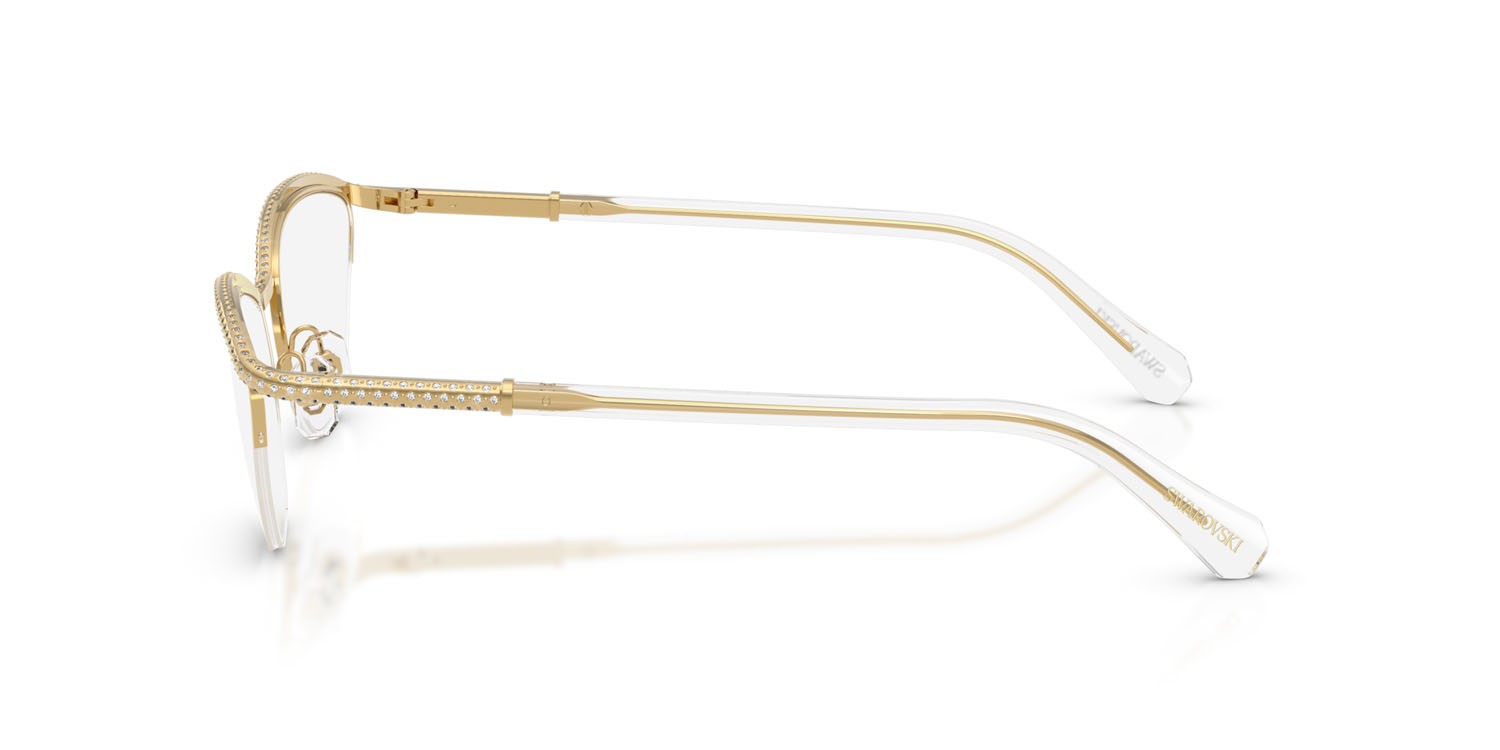 Eyeglasses Swarovski SK 1026 (4004) color oro shape oval lenses lente demo