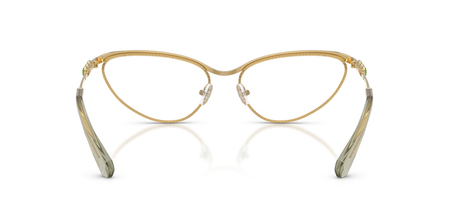Eyeglasses Swarovski SK 1027 (4036) color oro shape cat eye lenses lente demo