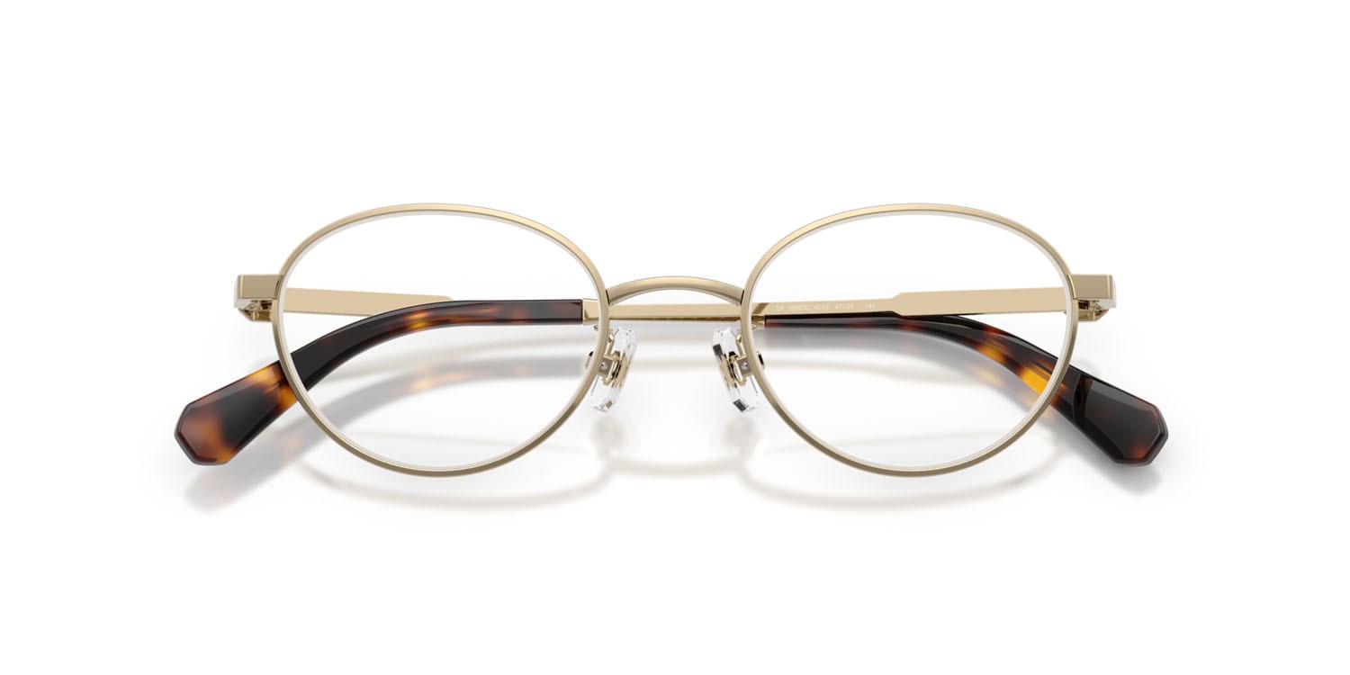Occhiali da vista Swarovski SK 1028TD (4013) colore oro pallido forma rotondo lenti lente demo