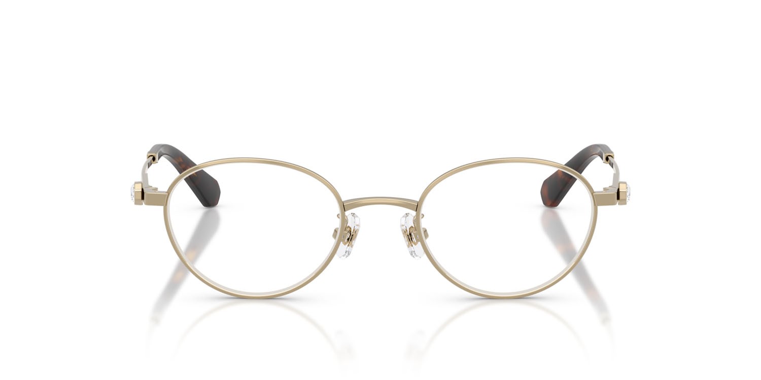 Occhiali da vista Swarovski SK 1028TD (4013) colore oro pallido forma rotondo lenti lente demo