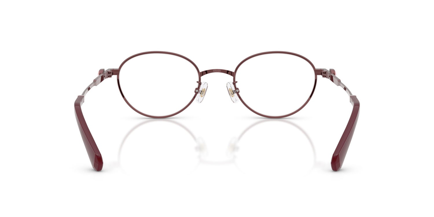 Occhiali da vista Swarovski SK 1028TD (4040) colore vinaccia forma rotondo lenti lente demo