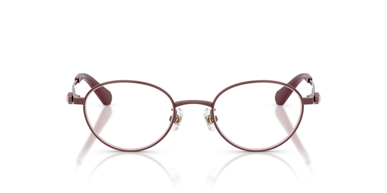 Occhiali da vista Swarovski SK 1028TD (4040) colore vinaccia forma rotondo lenti lente demo