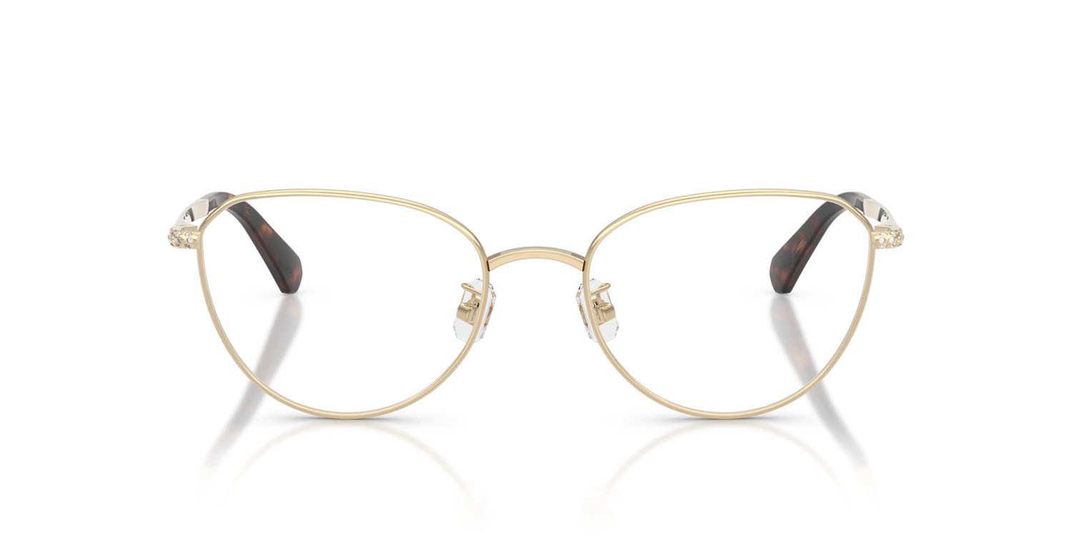 Occhiali da vista Swarovski SK 1029D (4013) colore oro pallido forma rotondo lenti lente demo