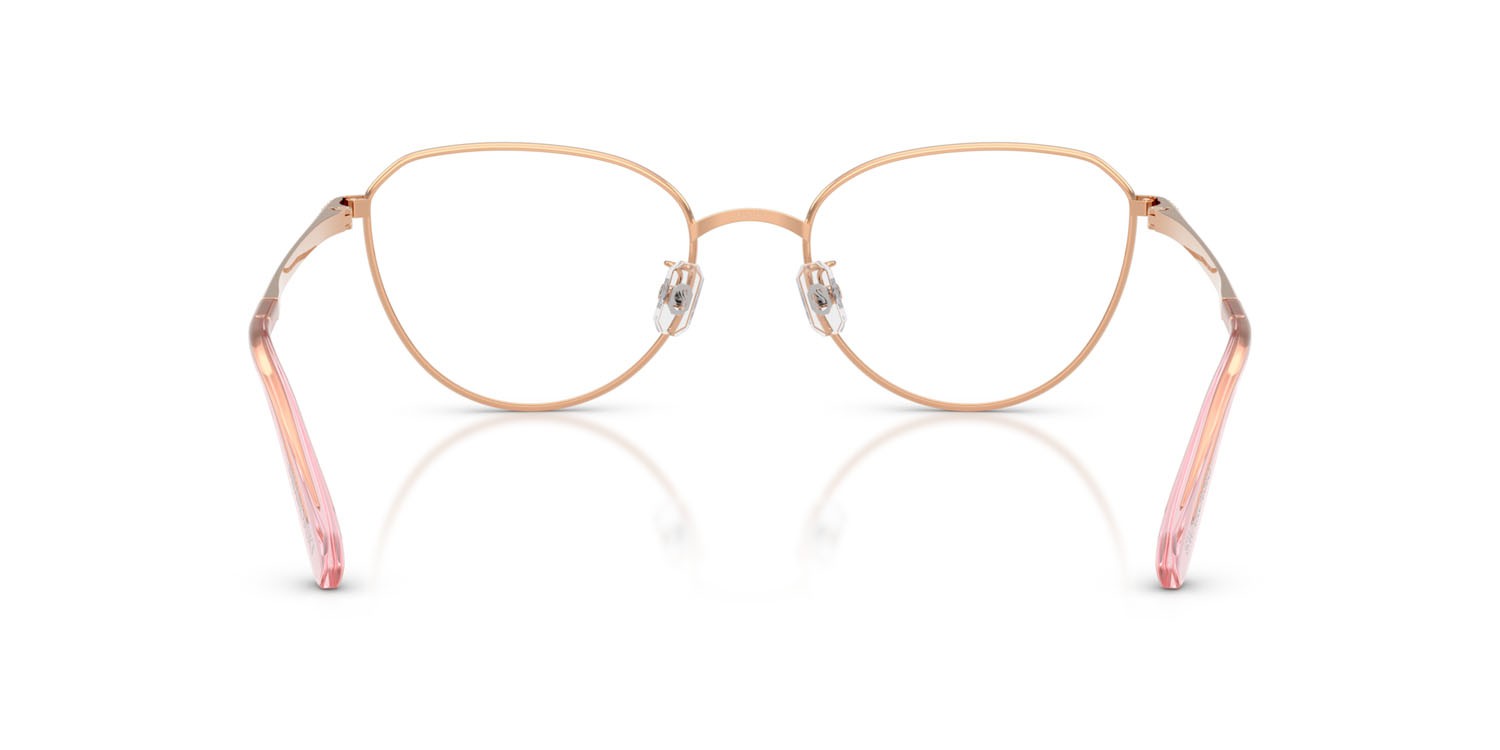 Eyeglasses Swarovski SK 1029D (4014) color oro rose shape round lenses lente demo