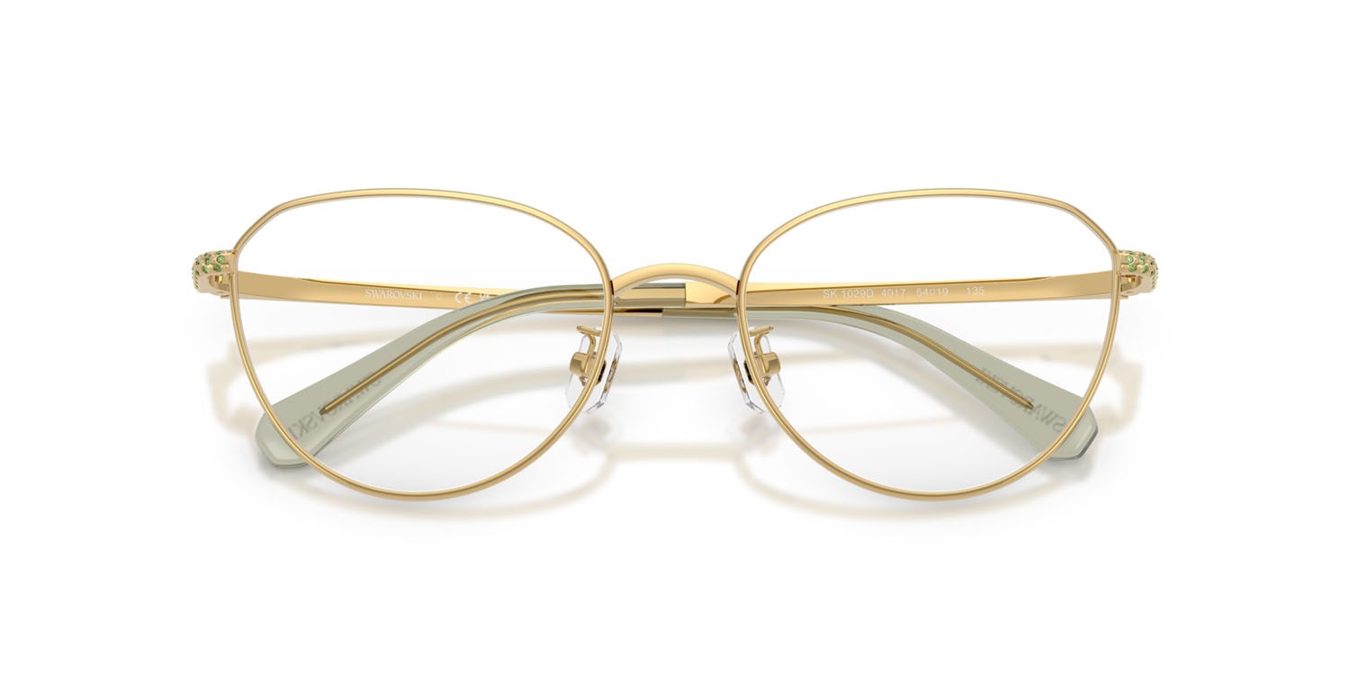 Eyeglasses Swarovski SK 1029D (4017) color oro shape round lenses lente demo