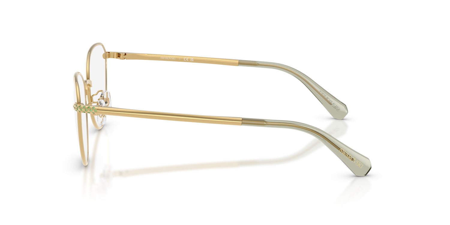 Eyeglasses Swarovski SK 1029D (4017) color oro shape round lenses lente demo